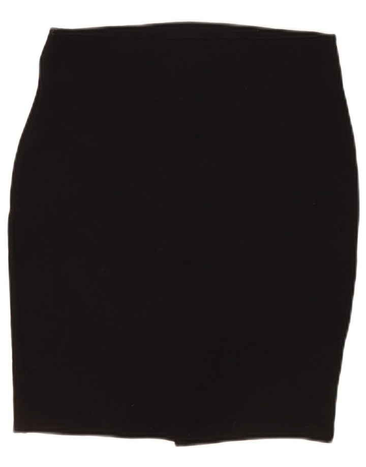 Jupe Crayon Femme Zara Medium W28 Viscose Noir