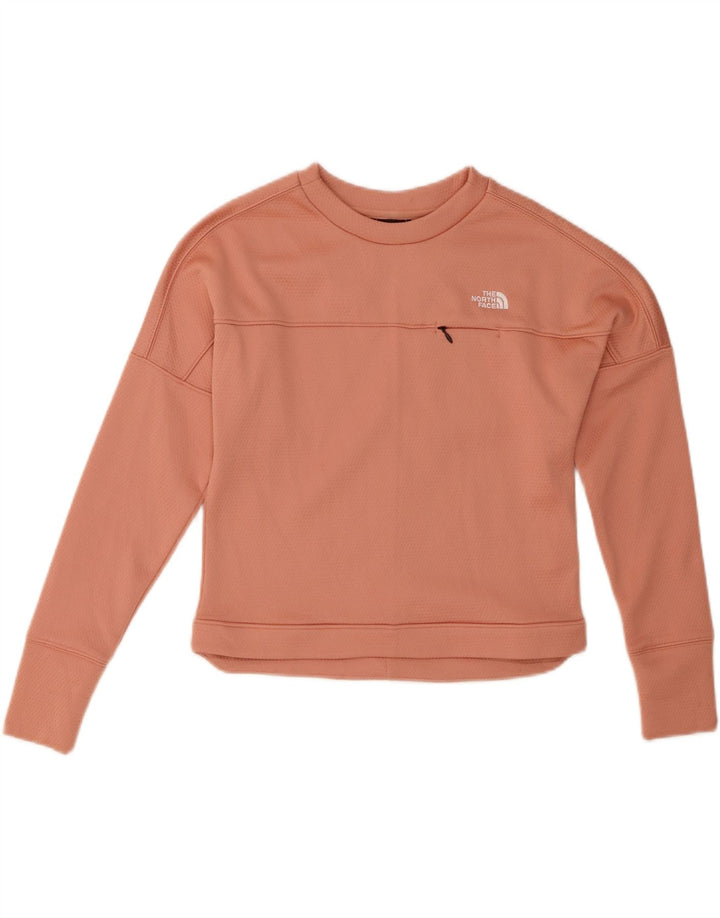 The North Face Sweat-shirt court pour femme UK 6 XS Orange Polyester