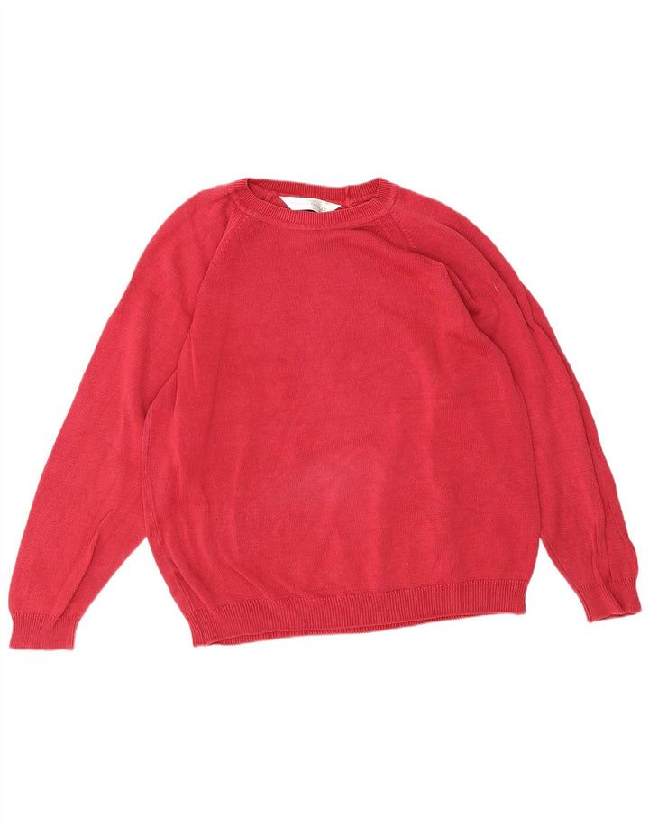 Marks & Spencer Pull surdimensionné à col bateau pour femme UK 16 Large Rouge