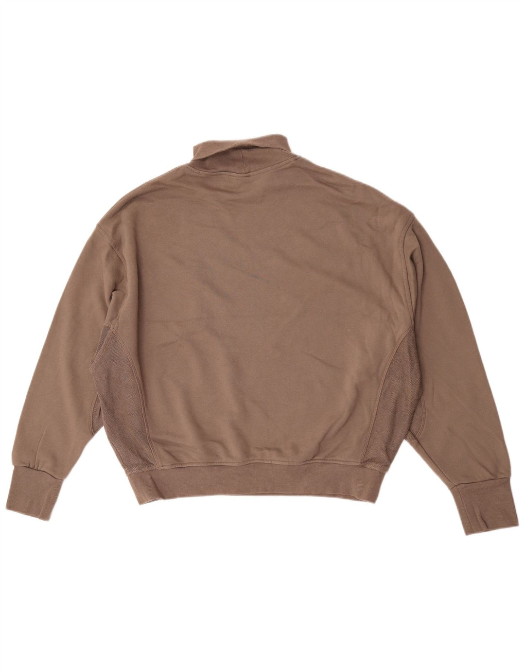 Reebok Sweat-shirt surdimensionné à col roulé pour femme UK 16/18 Large Marron