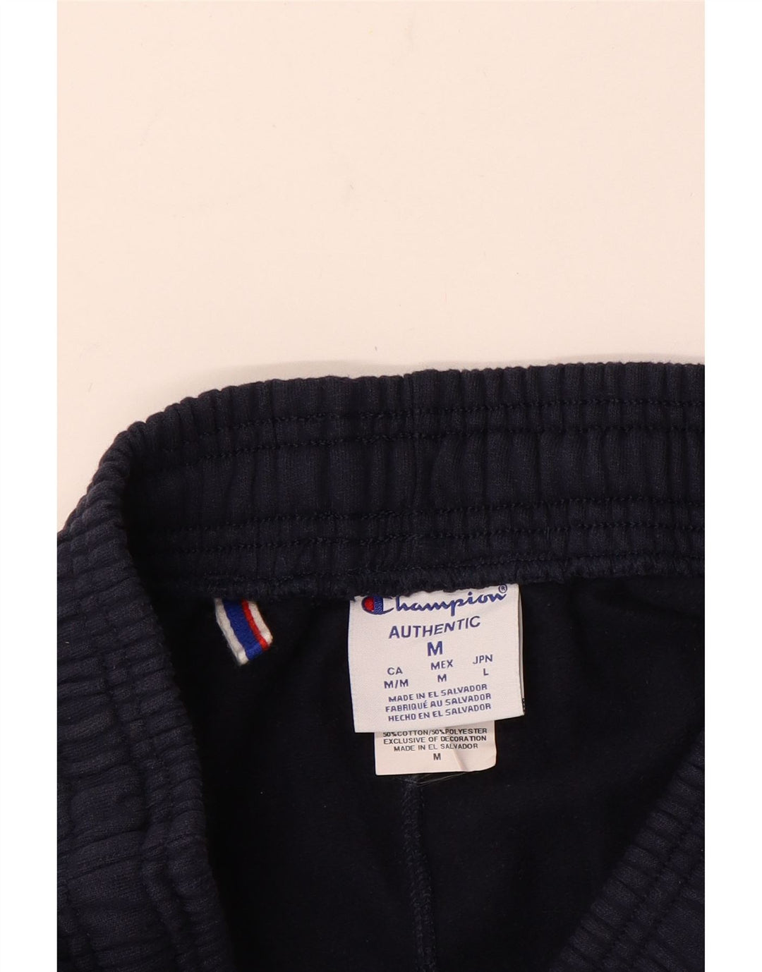 Champion Pantalon De Survêtement Graphique Joggers Homme Bleu Marine Moyen Coton