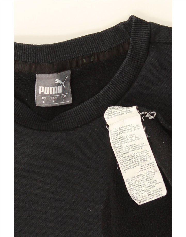 Puma Sweat-shirt surdimensionné pour femme UK 10 Petit coton noir