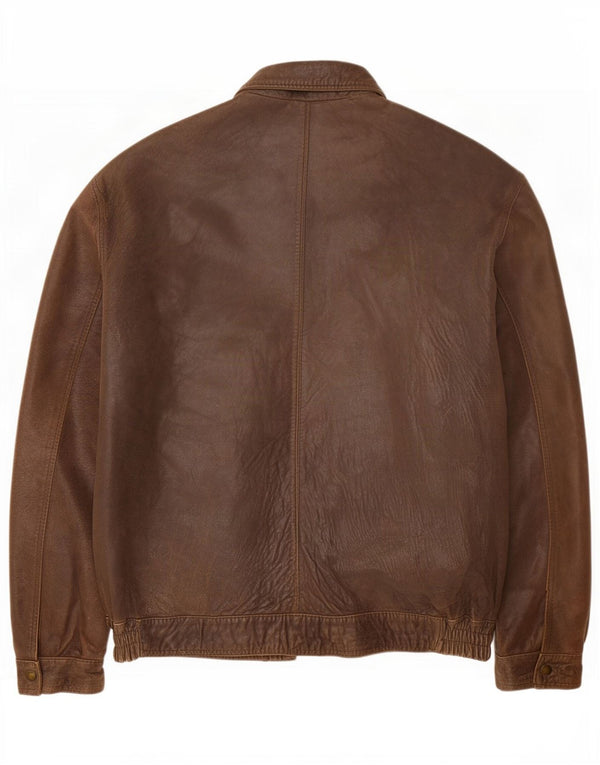 Pelletteria Veste en cuir pour homme UK 42 XL Marron