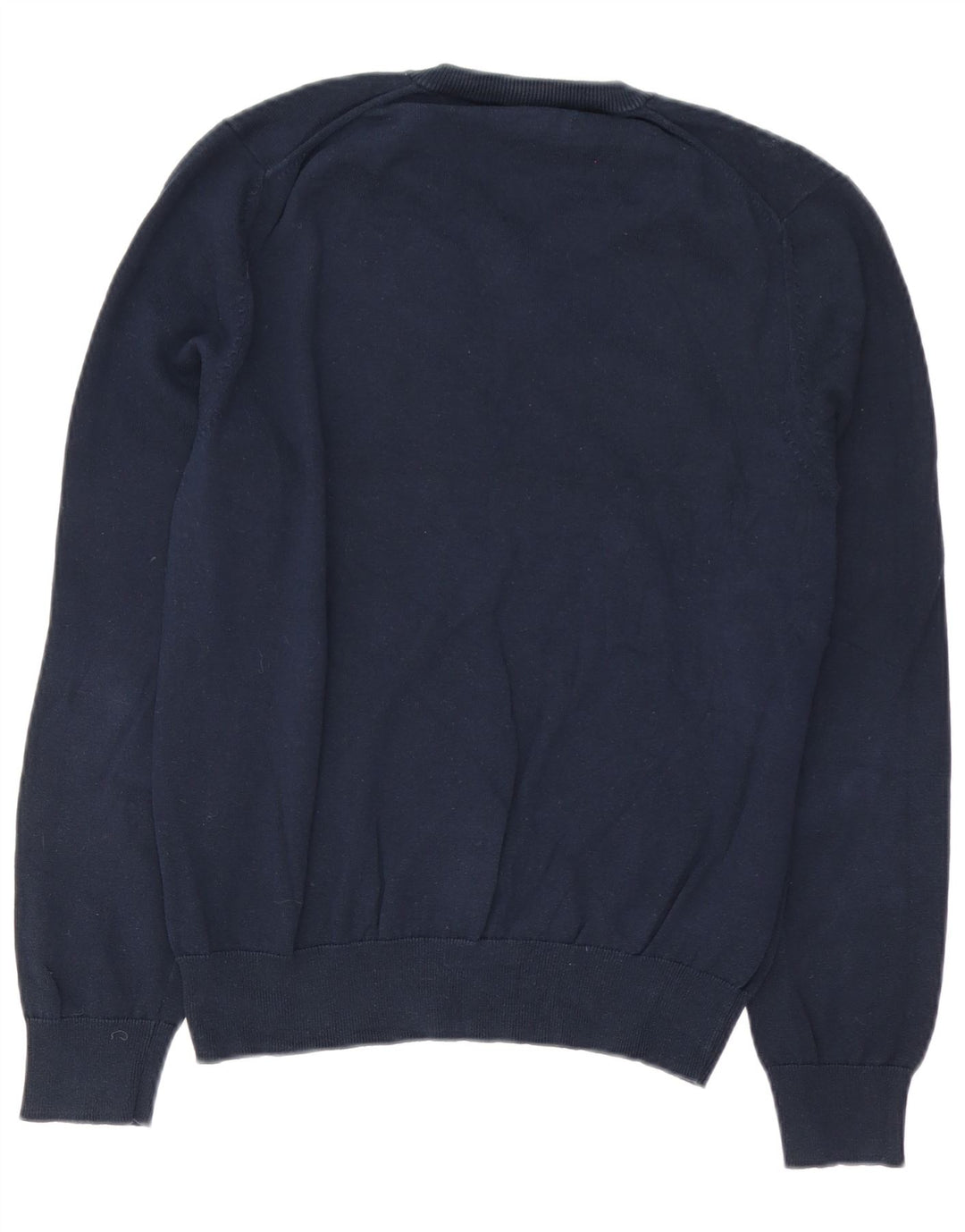 Marks & Spencer Pull col V Homme Bleu Marine Moyen Coton
