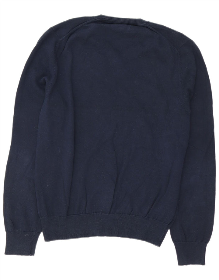 Marks & Spencer Pull col V Homme Bleu Marine Moyen Coton
