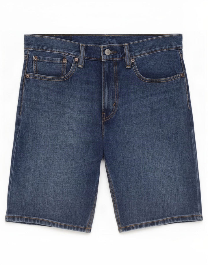 Levi's Short en Jean 502 W32 Homme Bleu Moyen Coton