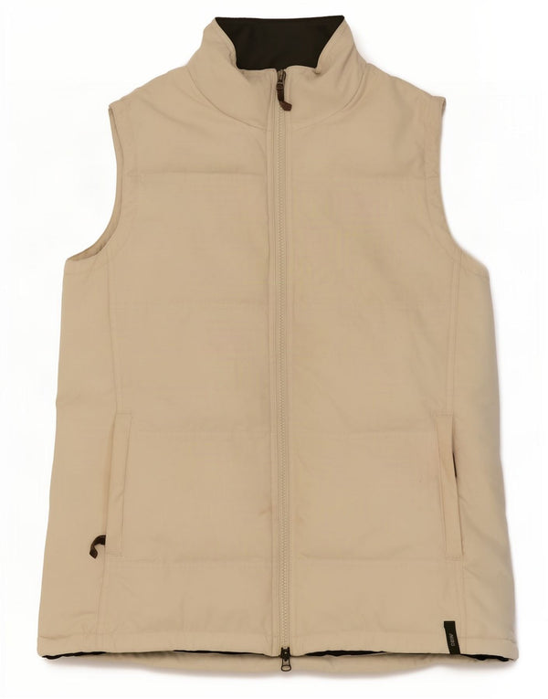 Musto Gilet rembourré pour femme UK 12 Medium Off White Polyester
