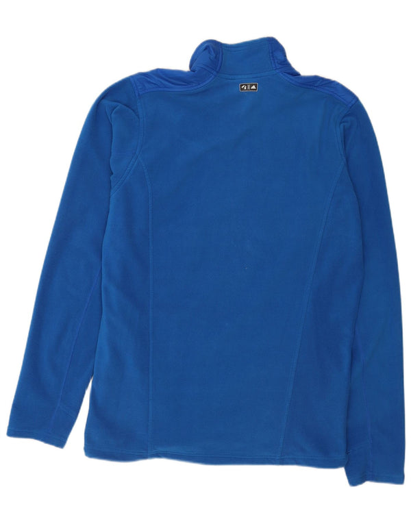Adidas Veste polaire pour homme UK 42/44 Large Bleu Polyester Sports
