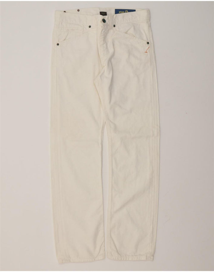 Dondup Jean droit Stan Dart homme W33 L32 coton blanc