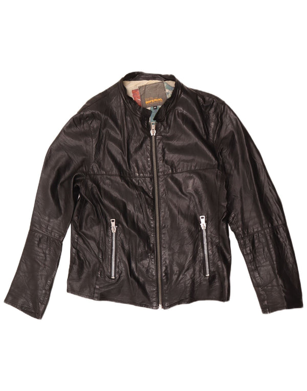 Veste de motard en cuir pour femme Imperial IT 48 XL Noir