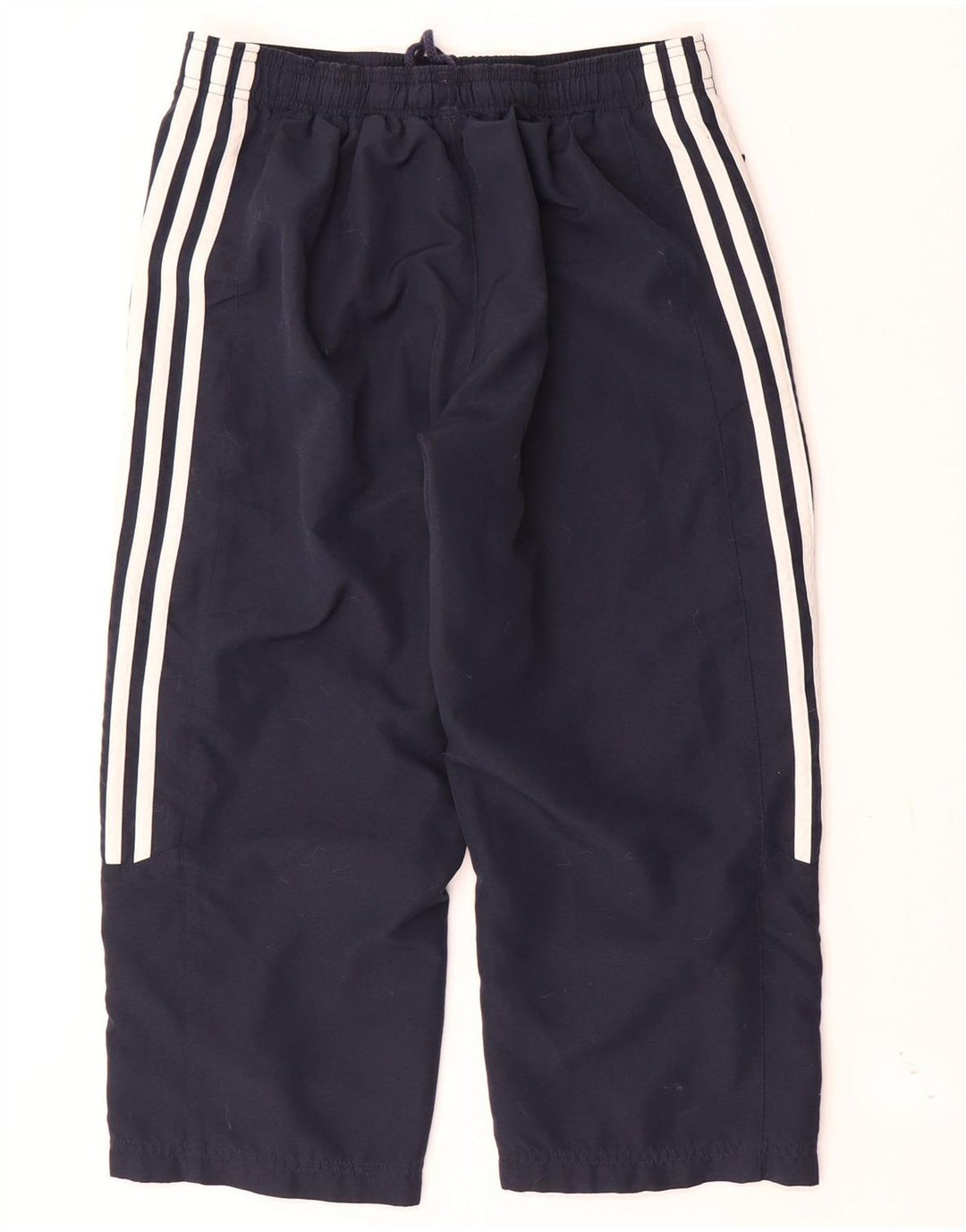 Adidas Pantalon de survêtement Capri pour femme UK 10 Small Bleu marine Polyester