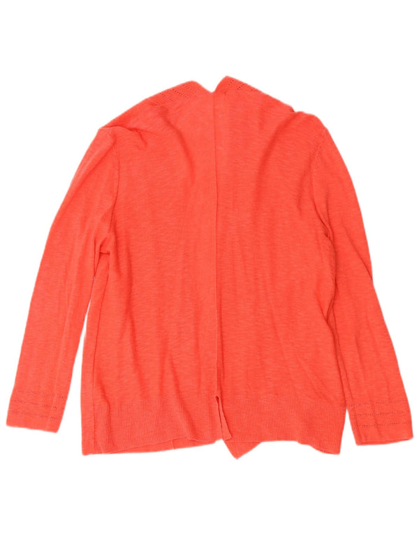 White Stuff Cardigan ouvert à manches 3/4 pour femme UK 14 Large Orange
