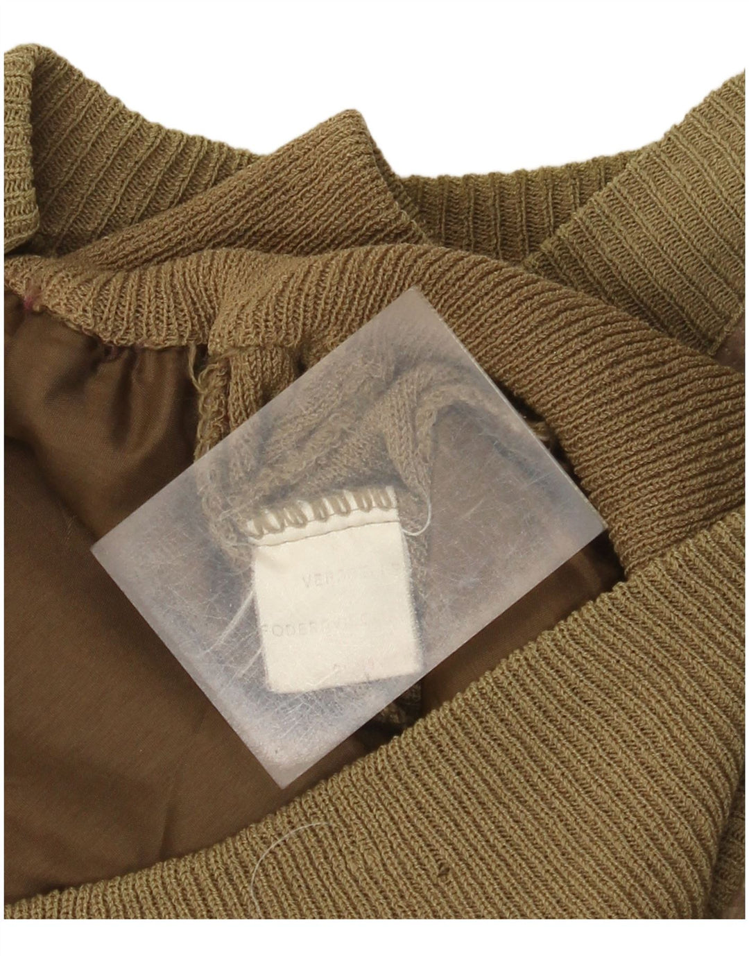 vintage Mens Suede Bomber Jacket UK 38 Moyen Kaki Colourblock Cuir