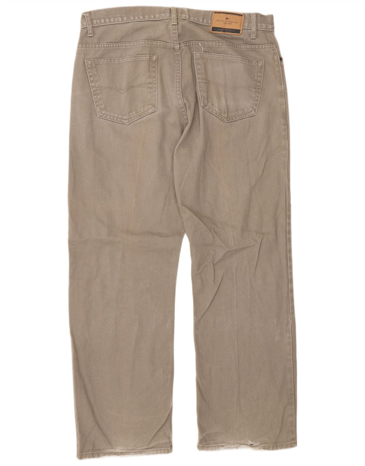 Marks & Spencer Jean droit bleu Harbor homme W36 L29 coton beige