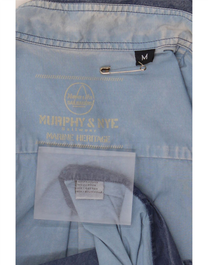 Murphy & Nye Chemise Homme Bleu Moyen Coton