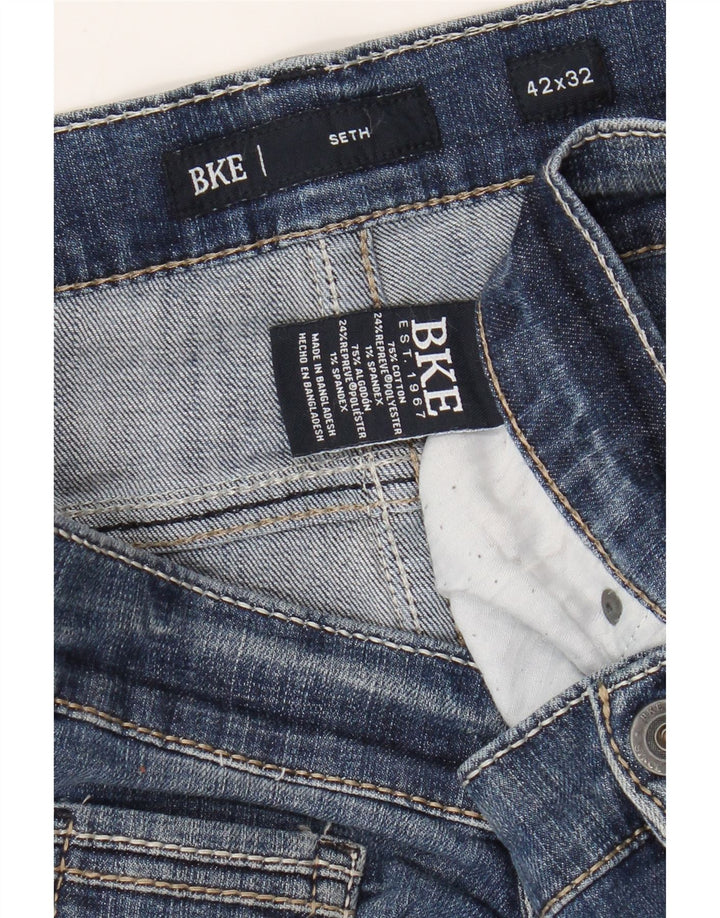 BKE Jean droit Seth homme W42 L32 bleu coton