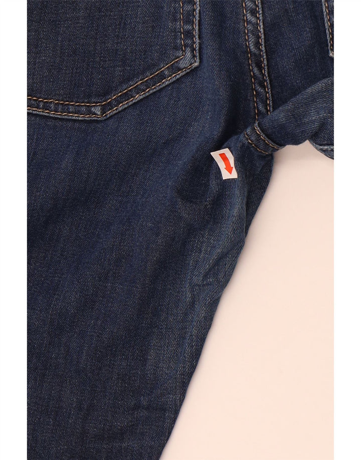 LIU JO Womens Slim Jeans W27 L30 Navy Blue Cotton