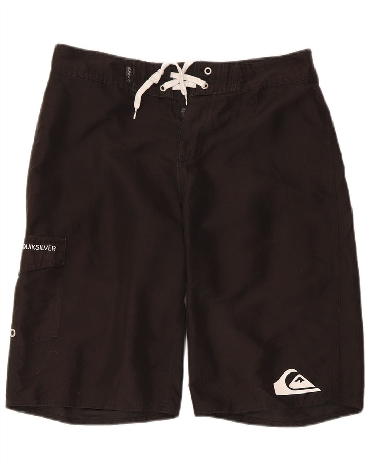 Quiksilver Short de bain graphique homme petit noir polyester