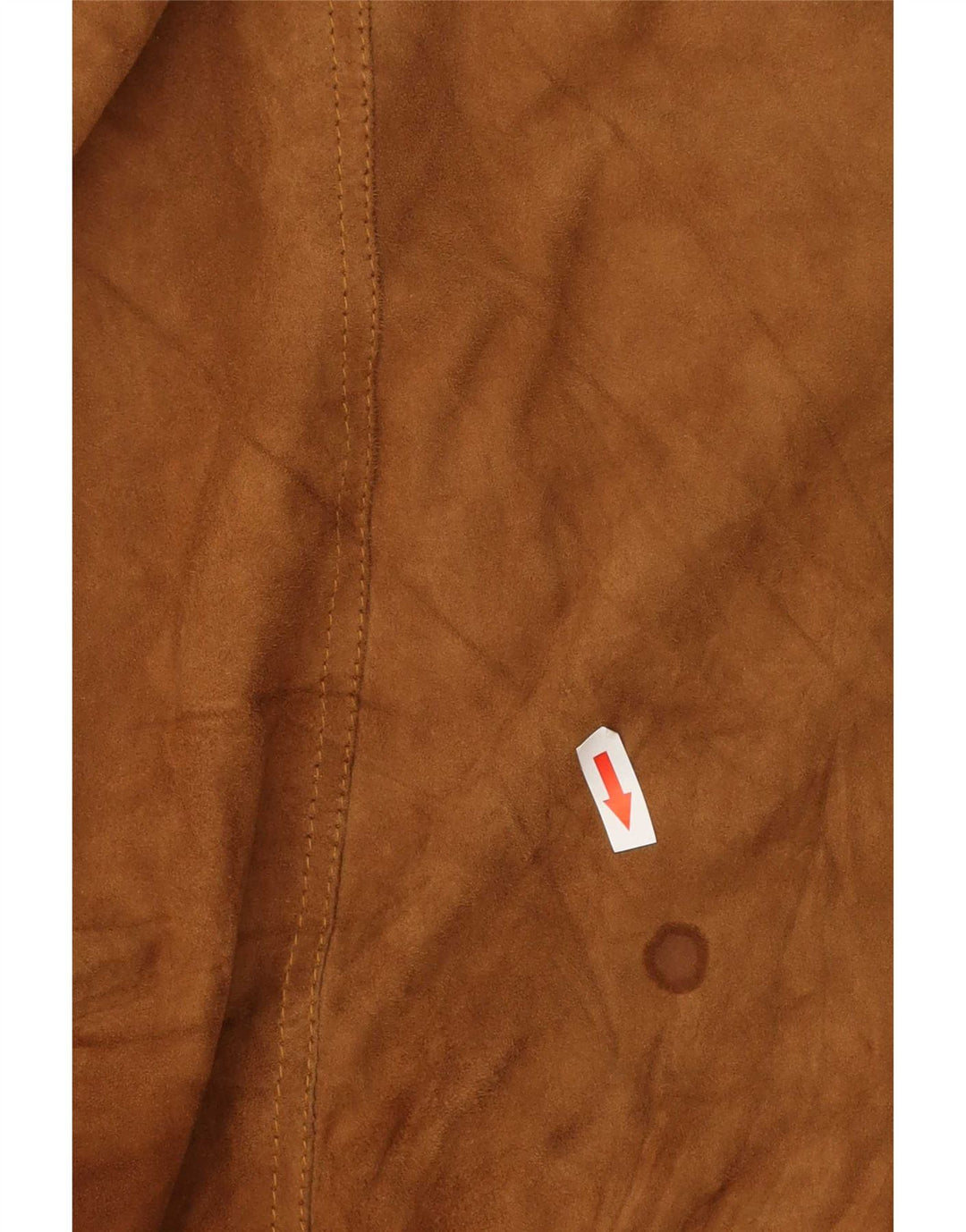 Veste Bomber En Daim Vintage Homme IT 52 XL Cuir Marron