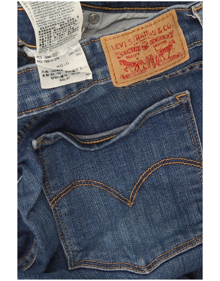Levi's Jean 715 Bootcut Femme Bleu W32 L32 Coton