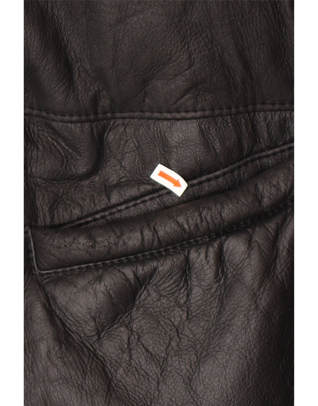 VINTAGE Manteau en peau de mouton surdimensionné pour femme UK 16 Grand Noir