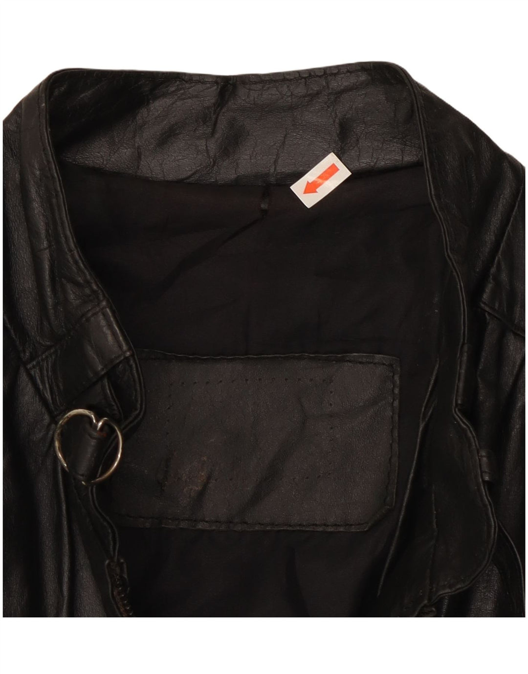 veste en cuir homme vintage UK 38 Noir Moyen