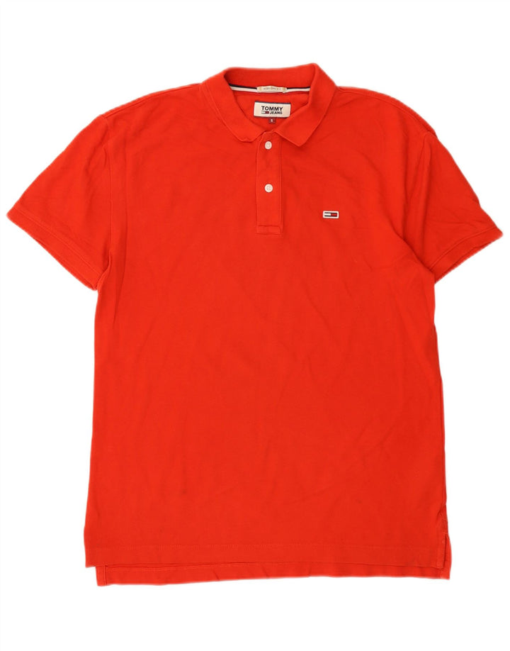 Tommy Hilfiger Polo Regular Fit Homme Petit Rouge Coton