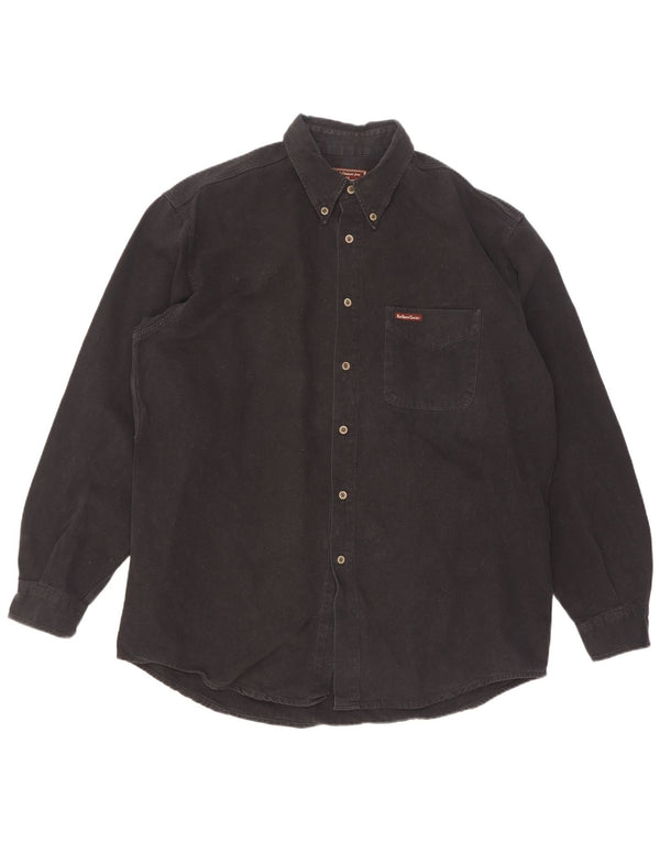 Marlboro Classics Chemise Homme Grand Coton Noir