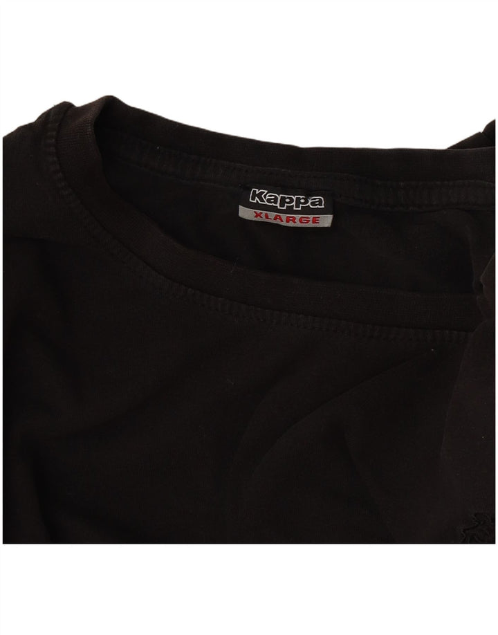 Kappa T-Shirt Homme Top XL Noir