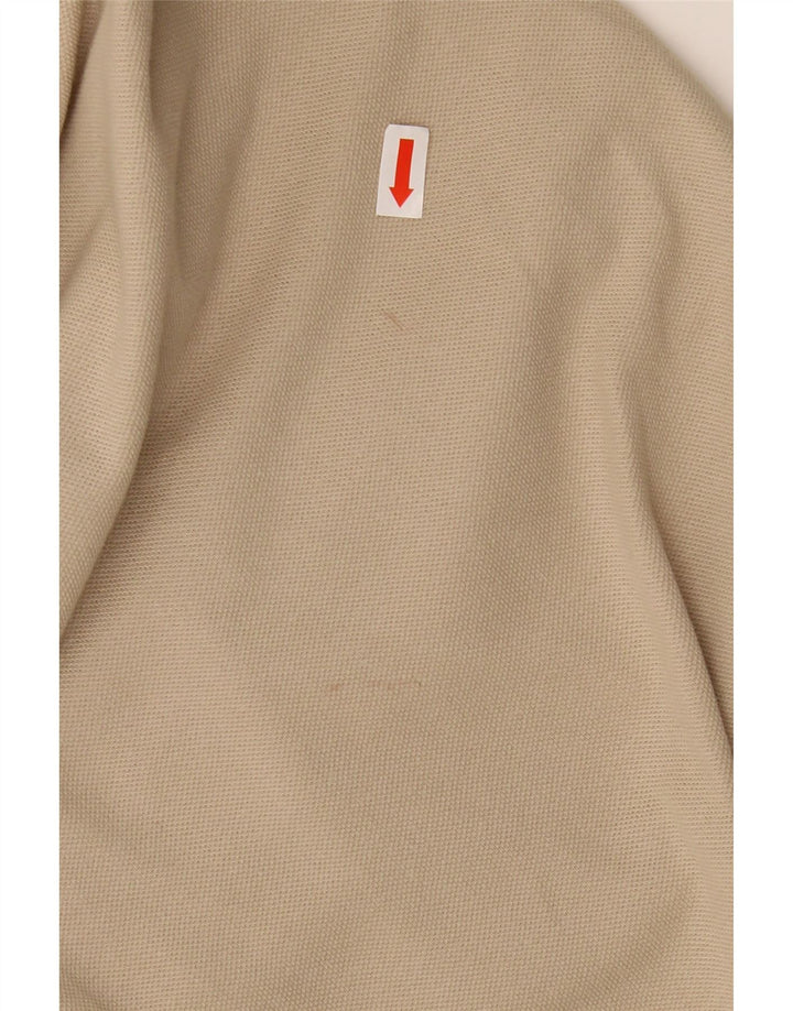 KAPPA Polo à manches longues homme en coton beige moyen