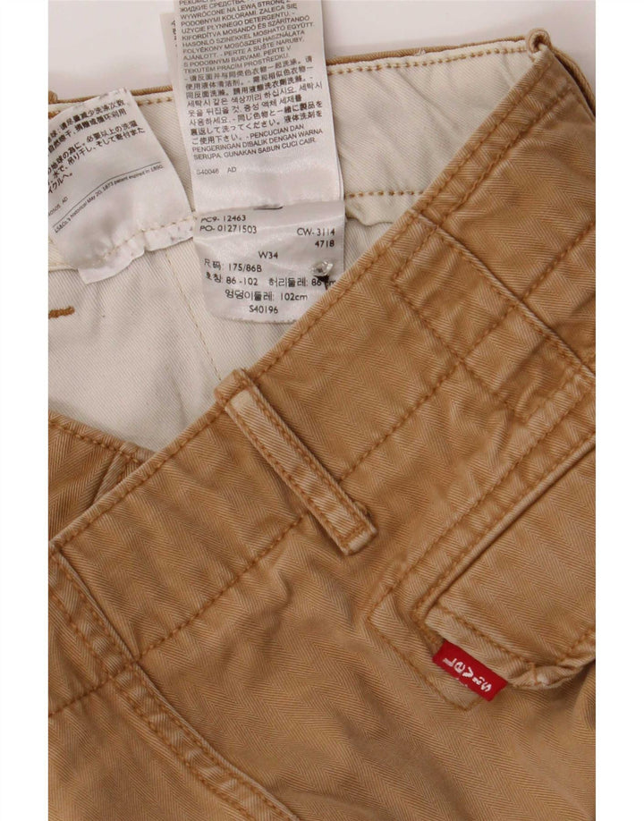 Levi's Short Cargo Homme Large W34 Coton Beige