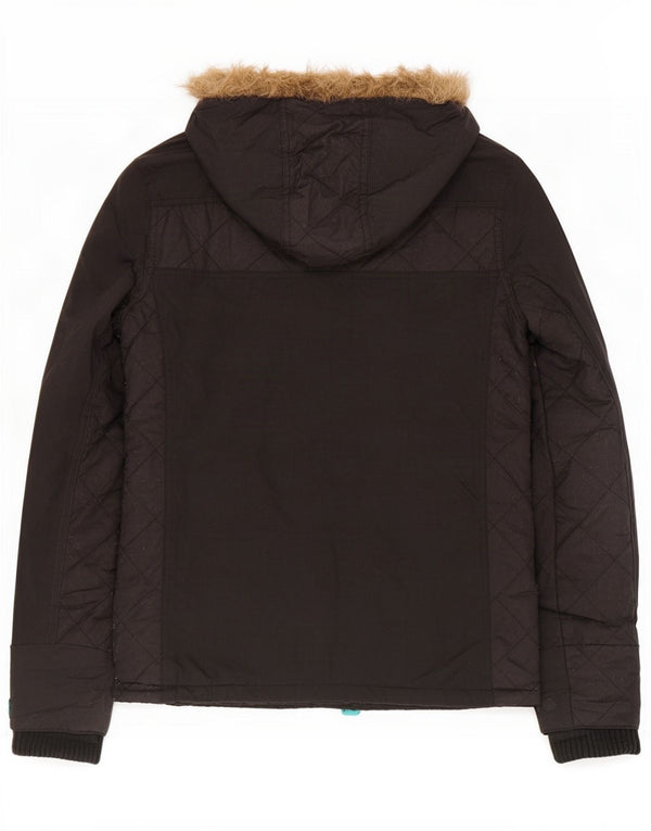 Superdry Mens The Windcheater Graphic Windbreaker Jacket UK 38 Medium Black