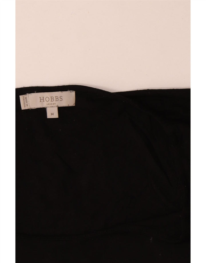 Hobbs Haut Femme Manches 3/4 UK 12 Medium Noir Viscose