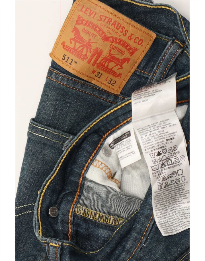 Levi's Jean Slim 511 Homme W31 L32 Bleu Coton