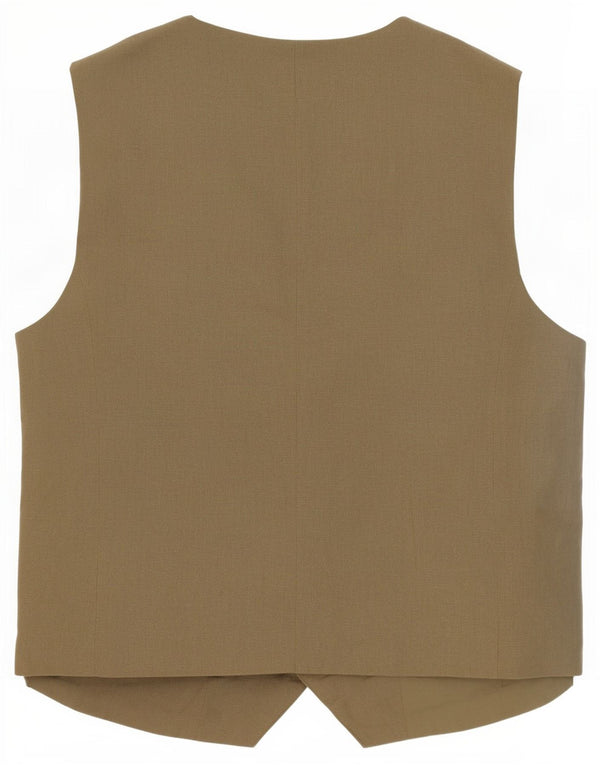 Zara Femme Gilet UK 10 Petit Kaki Polyester