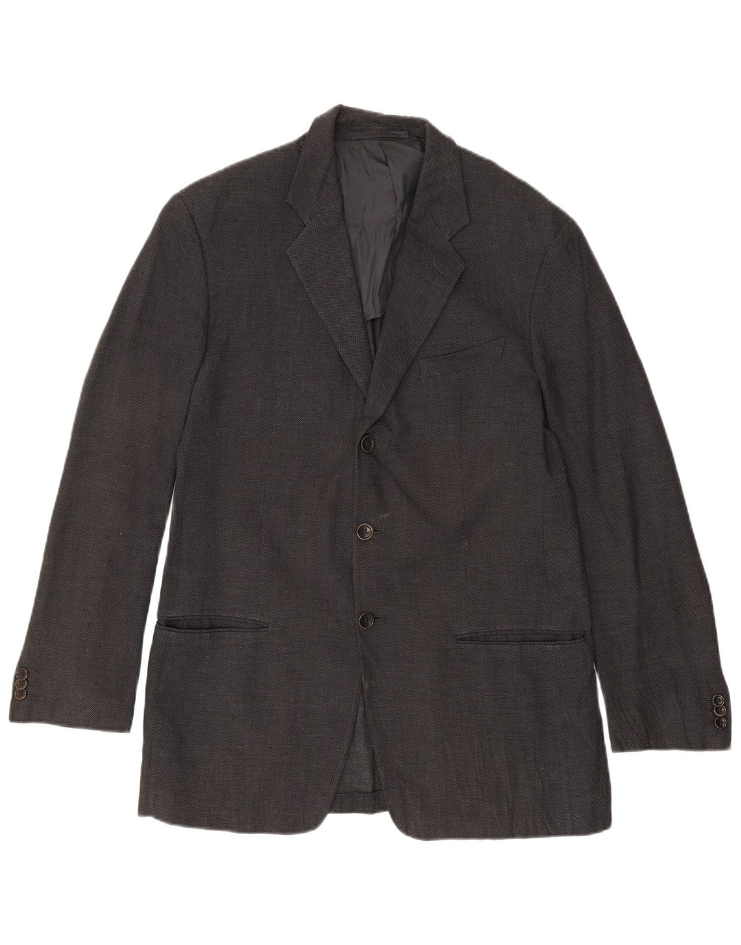 Armani Collezioni Veste Blazer 3 Boutons Homme IT 50 Lin Gris Moyen