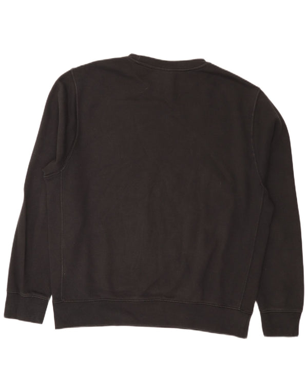 Nike Mens Graphic Regular Fit Sweatshirt Jumper Grand Noir Coton
