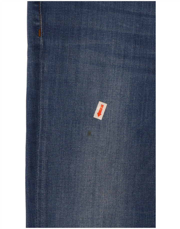 Jean évasé femme ZARA EU 34 2XS W24 L34 coton bleu