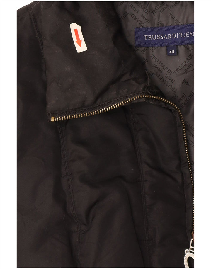 Femme Trussardi Veste Rembourrée IT 48 XL Noir Polyamide