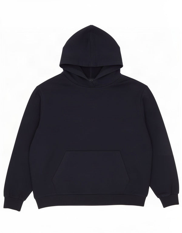 Marks & Spencer Pull à capuche surdimensionné pour femme UK 18 XL Bleu marine Coton