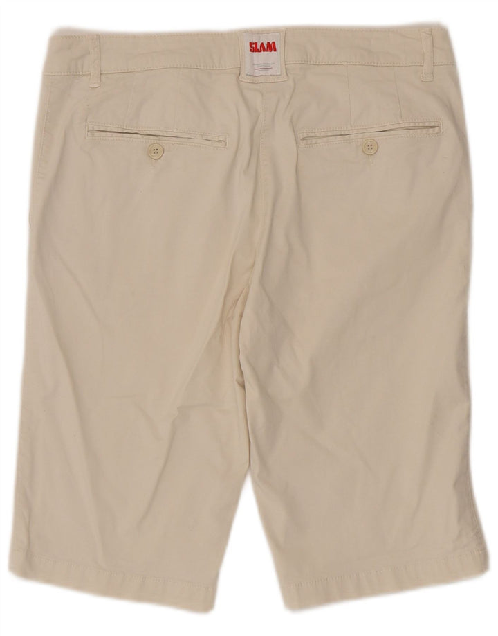 Slam Short Chino Femme IT 46 Large W32 Coton Beige