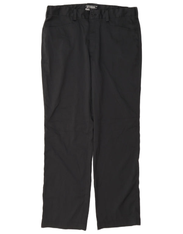 Nike Pantalon de golf droit décontracté pour homme W34 L31 Bleu marine Polyester