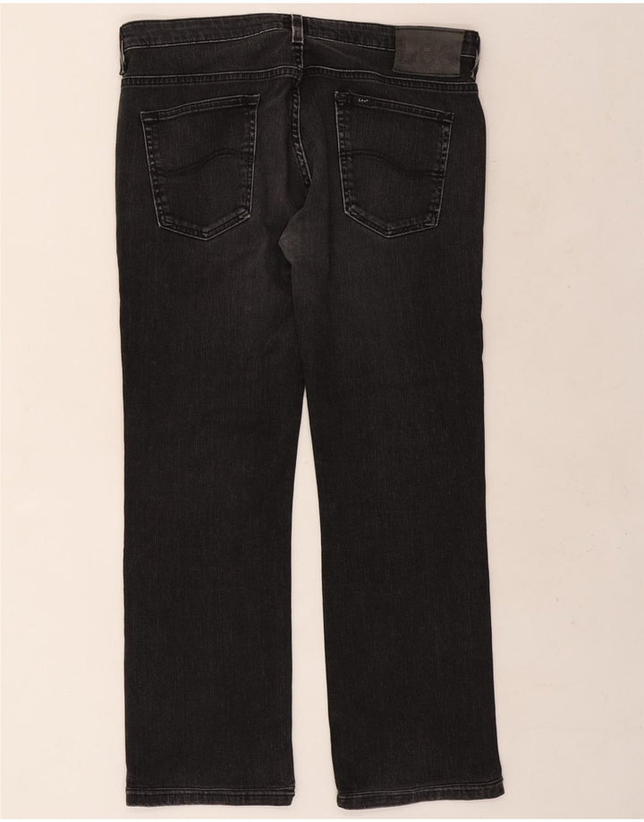 Lee Jean Droit Knox W36 L30 Homme Noir Coton