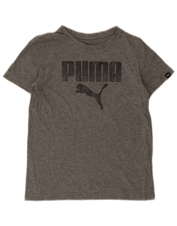 Puma T-Shirt Graphique Garçon 11-12 ans Gris