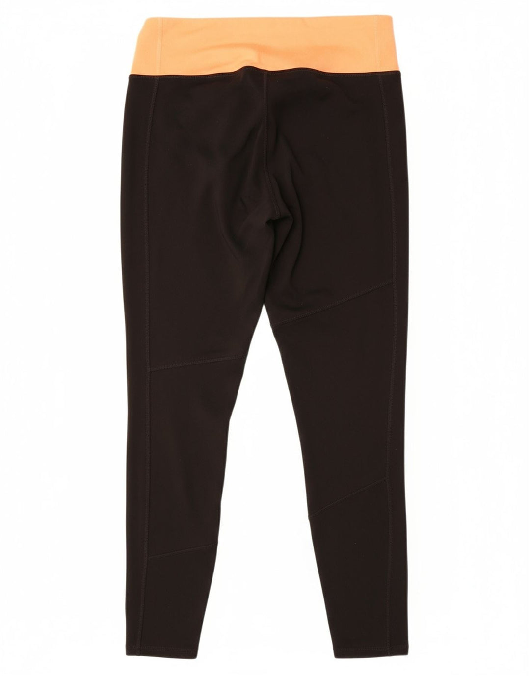 PUMA Womens Leggings UK 12 Medium  Black Colourblock Polyester