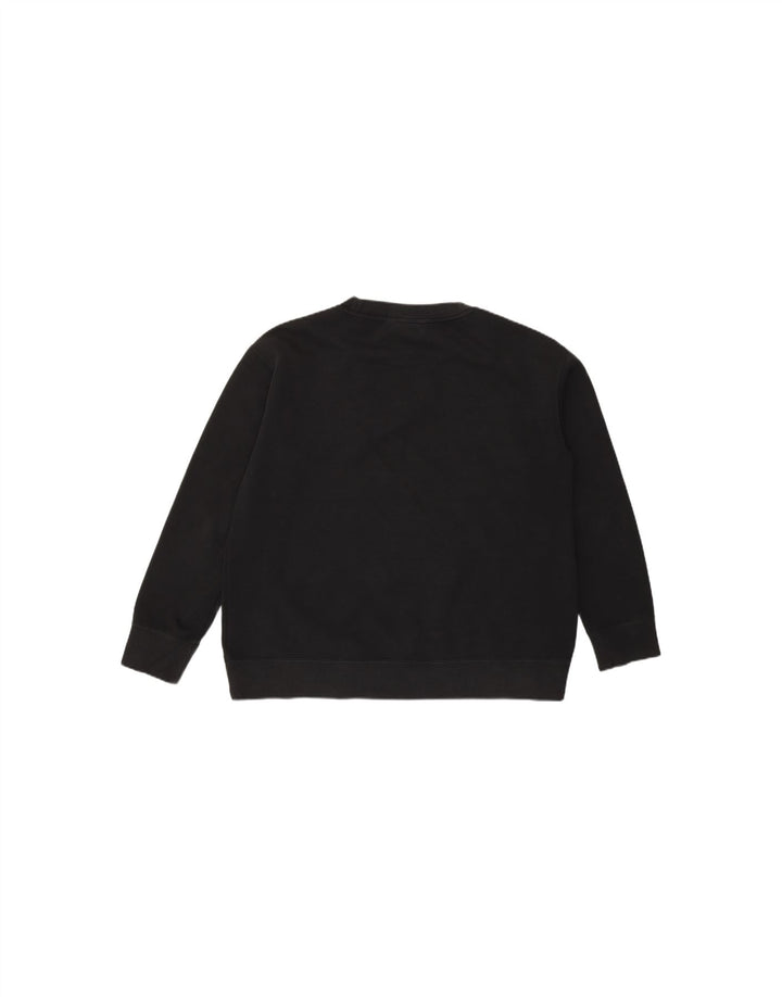 ADIDAS Womens Sweatshirt Jumper UK 16 Large Black Cotton