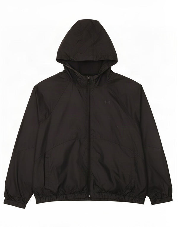 Under Armour Veste de survêtement à capuche pour homme Large Noir Polyester