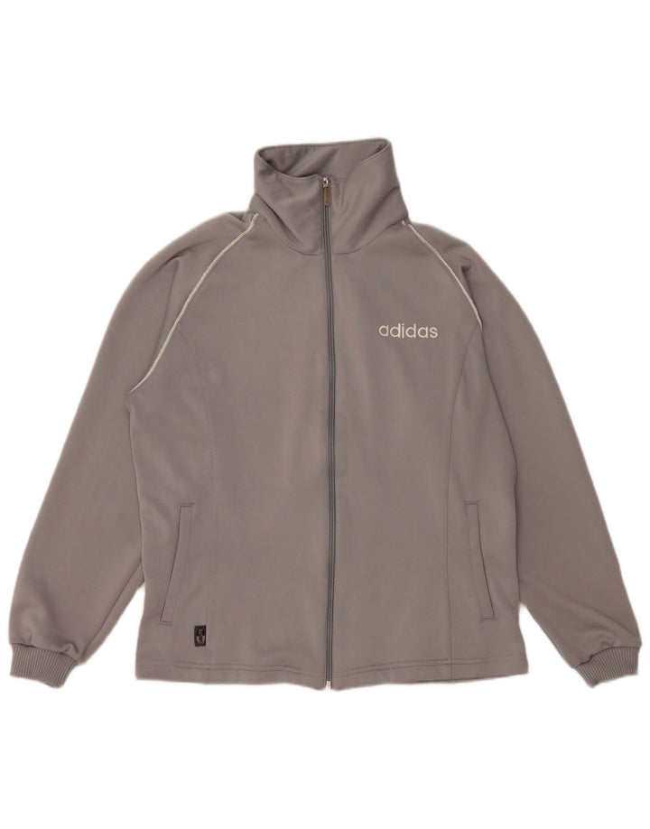 Adidas Veste de survêtement pour femme UK 14 Gris moyen