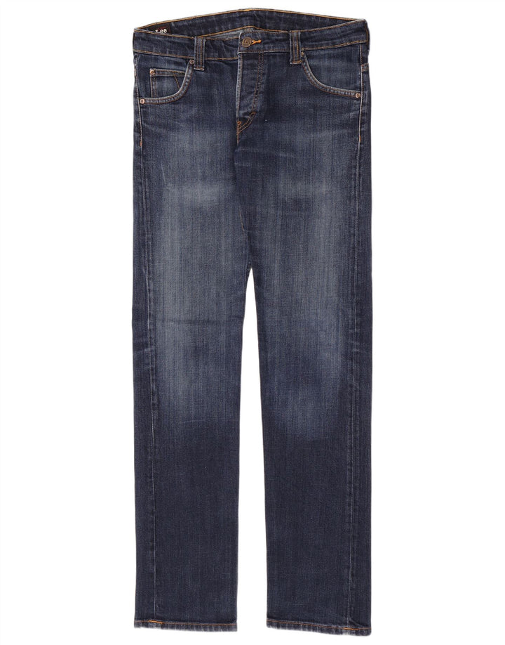 Lee Jean Powell Slim W32 L34 Homme Bleu Marine Coton