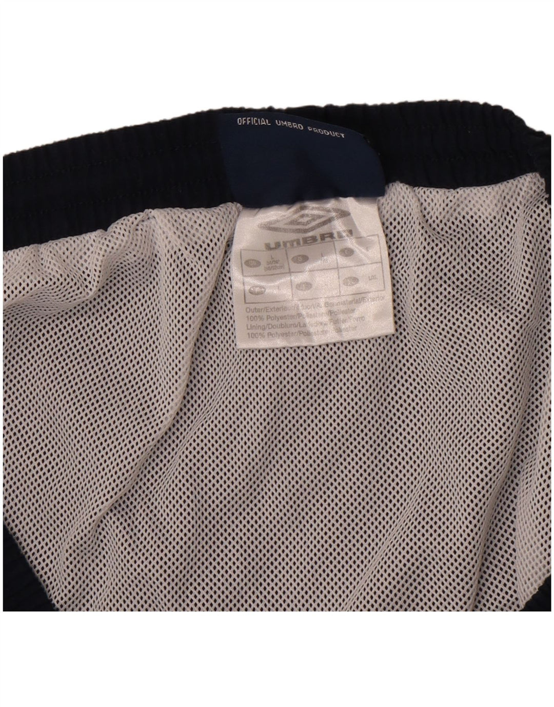 Umbro Short de Bain Homme Large Bleu Marine Polyester